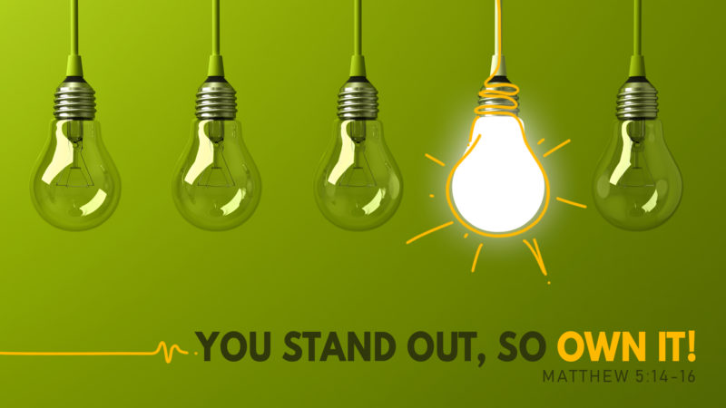You Stand Out, So Own It!